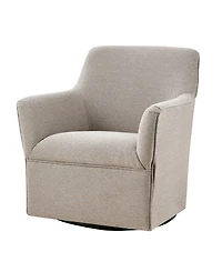 Madison Park Augustine 30.75" Fabric Swivel Glider Chair