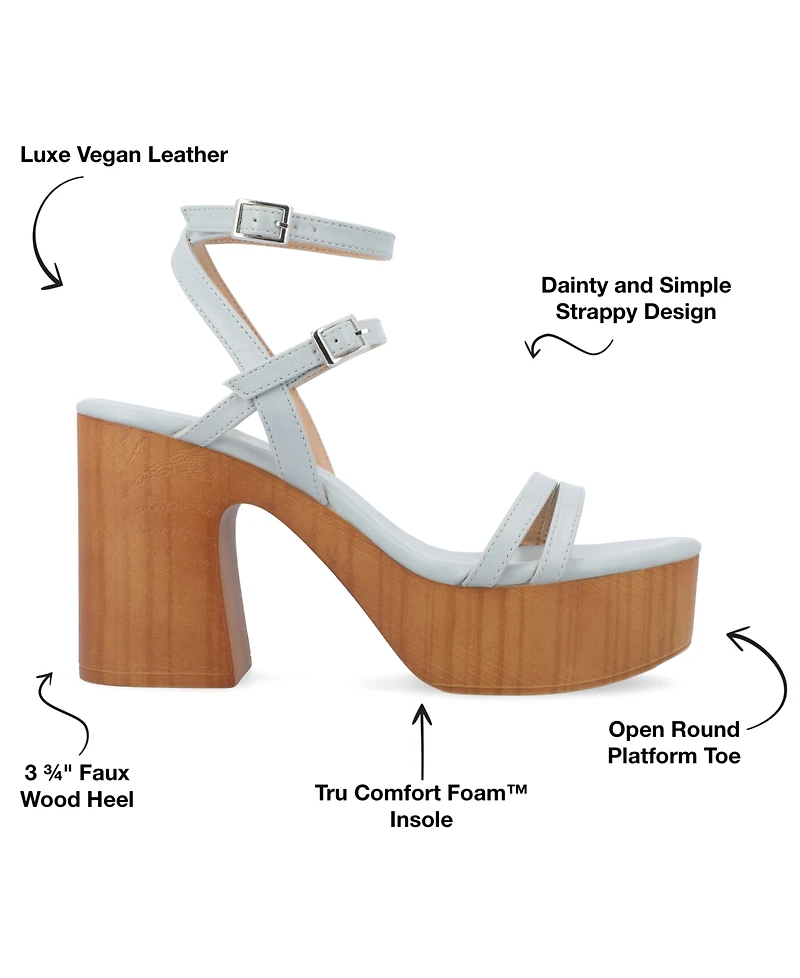 Journee Collection Women's Emerynn Platform Sandals