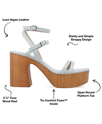 Journee Collection Women's Emerynn Platform Sandals
