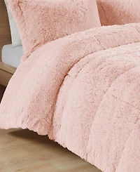 Intelligent Design Malea Shaggy Faux-Fur 3-Pc. Comforter Set, Full/Queen
