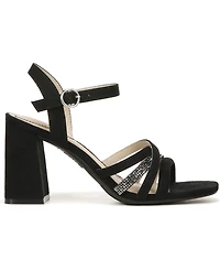 LifeStride Women's Belle Embellished Block Heel Dress Sandals