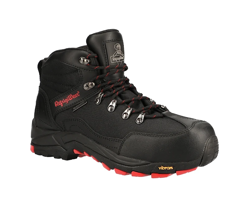 RefrigiWear Men's Men s Black Widow Boot - Waterproof, Anti-Slip, and Insulated for Extreme Cold