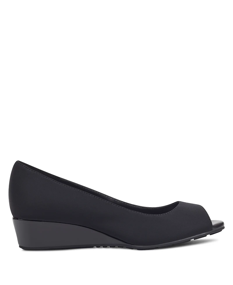 Bandolino Women's Candra Peep Toe Wedge Dress Pumps