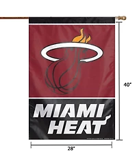 Wincraft Miami Heat 28" x 40" Primary Logo Single-Sided Vertical Banner