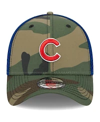 Men's New Era Camo Chicago Cubs Team Neo 39THIRTY Flex Hat