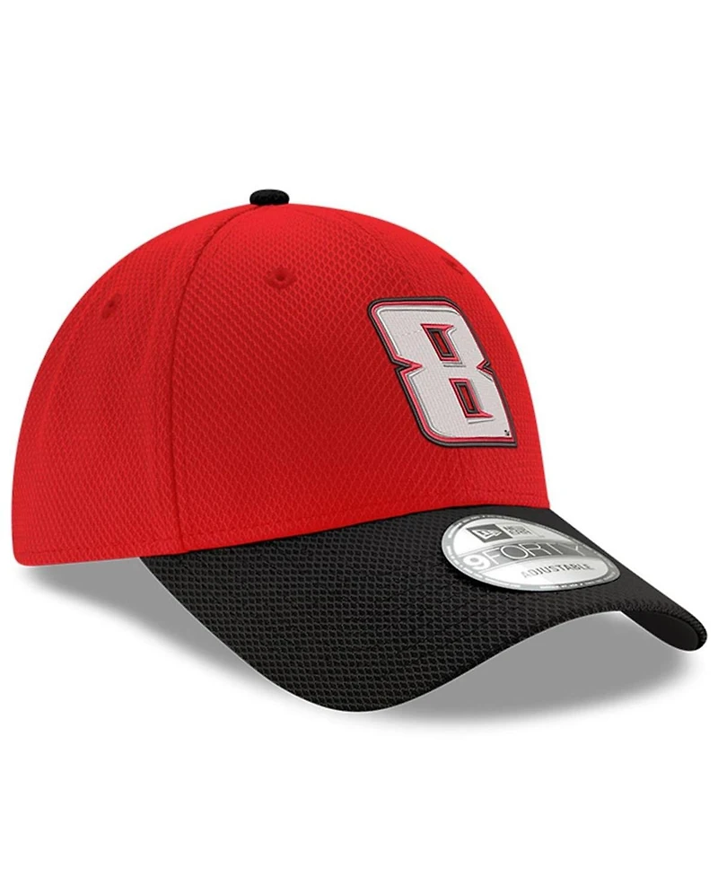 Men's New Era Scarlet, Black Kyle Busch 9FORTY Number Adjustable Hat