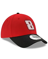 Men's New Era Scarlet, Black Kyle Busch 9FORTY Number Adjustable Hat