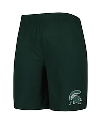 Men's Concepts Sport Green, White Michigan State Spartans Downfield T-shirt and Shorts Set