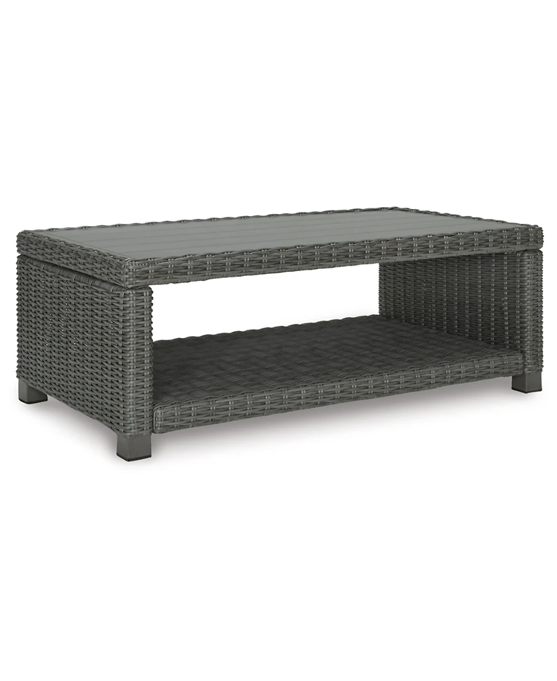 Signature Design By Ashley 17.75" Resin Wicker Outdoor Coffee Table