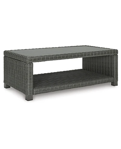 Signature Design By Ashley 17.75" Resin Wicker Outdoor Coffee Table