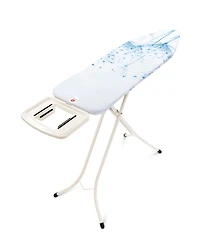Ironing Board B, 49 x 15", 124 x 38 Centimeter - Solid Steam Iron Rest, 0.9" 22 Millimeter White Frame