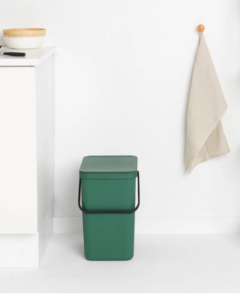Sort Go Plastic Waste Bin, 6.6 Gallon, 25 Liter