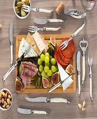 French Home Laguiole Ultimate 13-Piece Charcuterie and Barware Set with Handles