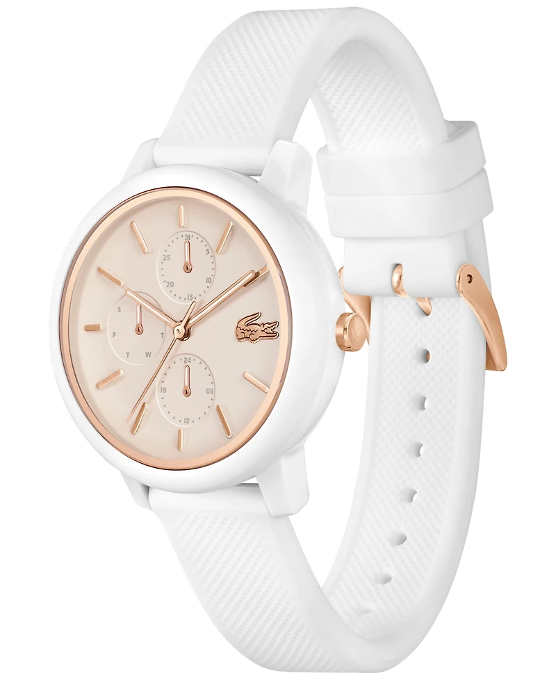 Lacoste Women's L.12.12 Multi White Silicone Strap Watch 38mm
