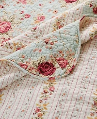 Greenland Home Fashions Antique-Like Rose 100% Cotton Traditional 3 Piece Bedspread Set