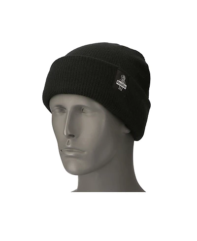 RefrigiWear Men's Four Layered Soft Acrylic Knit Winter Beanie Fat Cap