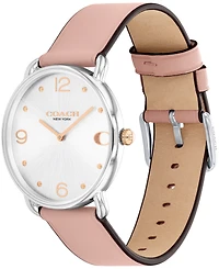 Coach Women's Elliot Blush Leather Strap Watch, 36mm