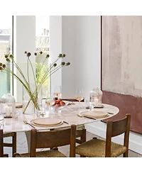 Nude Glass Silhouette Serving Bowl