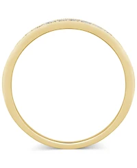 Diamond Milgrain Band (1/4 ct. t.w.) 14k White or Yellow Gold