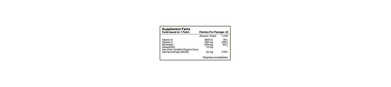 Iron Plus Vitamin Patch by PatchAid (30-Day Supply)