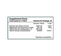 Vitamin D3 Plus Calcium Vitamin Patch by PatchAid (30-Day Supply)