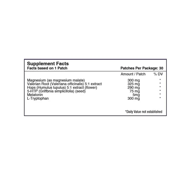 Sleep Aid Topical Vitamin Patch by PatchAid (30-Day Supply)