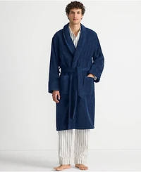 Lands' End Big & Tall Calf Length Turkish Terry Robe