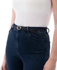 Giani Bernini Women's 2-Pk. Solid & Braided Belt Set