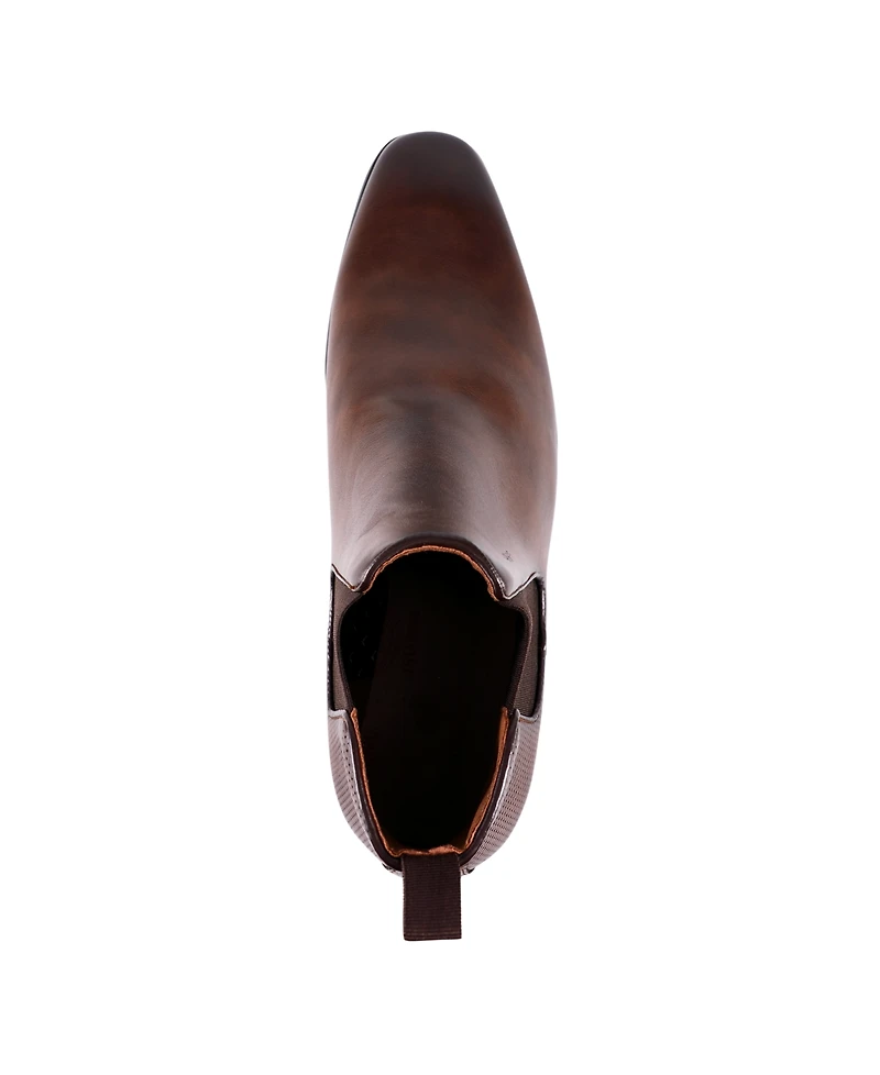 Tommy Hilfiger Men's Sesame Chelsea Dress Boots