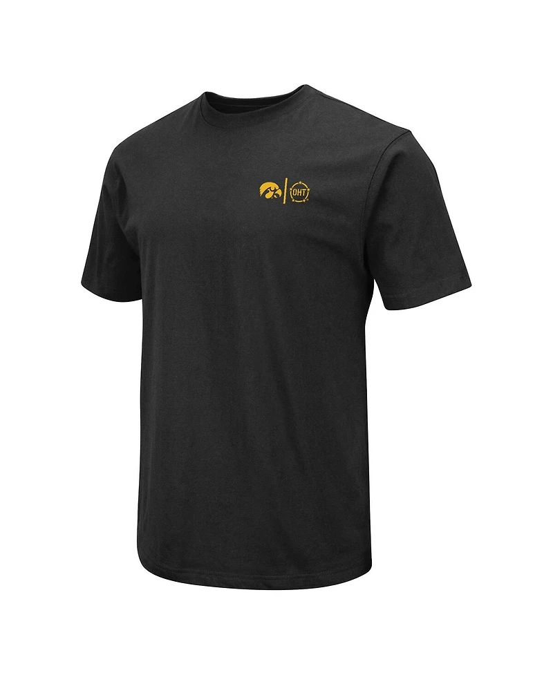 Men's Colosseum Black Iowa Hawkeyes Oht Military-Inspired Appreciation T-shirt