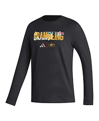 Men's adidas Black Grambling Tigers Honoring Excellence Long Sleeve T-shirt