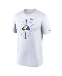 Men's Nike White Los Angeles Rams Legend Icon Performance T-shirt
