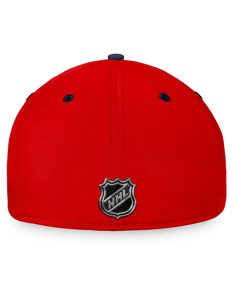 Men's Fanatics Navy, Red Columbus Blue Jackets Authentic Pro Rink Camo Flex Hat