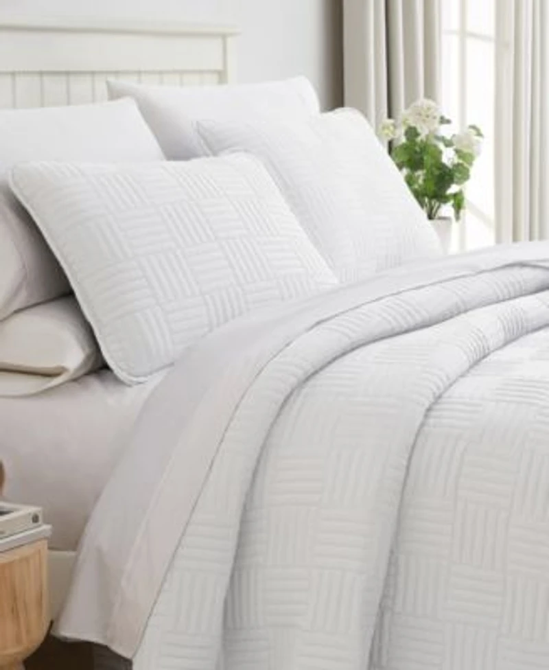 Southshore Fine Linens Grid Quilt Sets