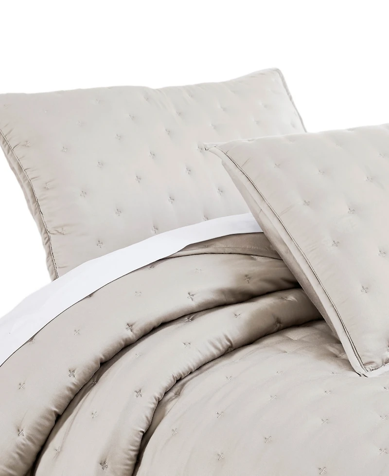 Southshore Fine Linens Luxurious 100% Viscose 3-Pc. Quilt Set