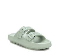 Women's Rubber Flat Sandals By Xti
