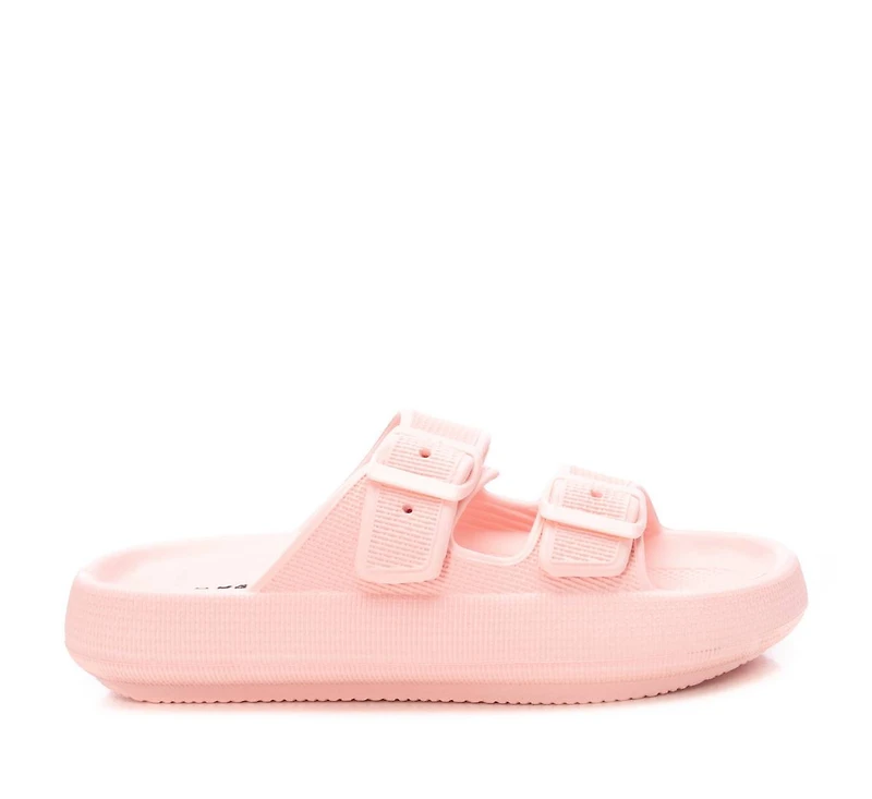 Women's Rubber Flat Sandals By Xti, Pink