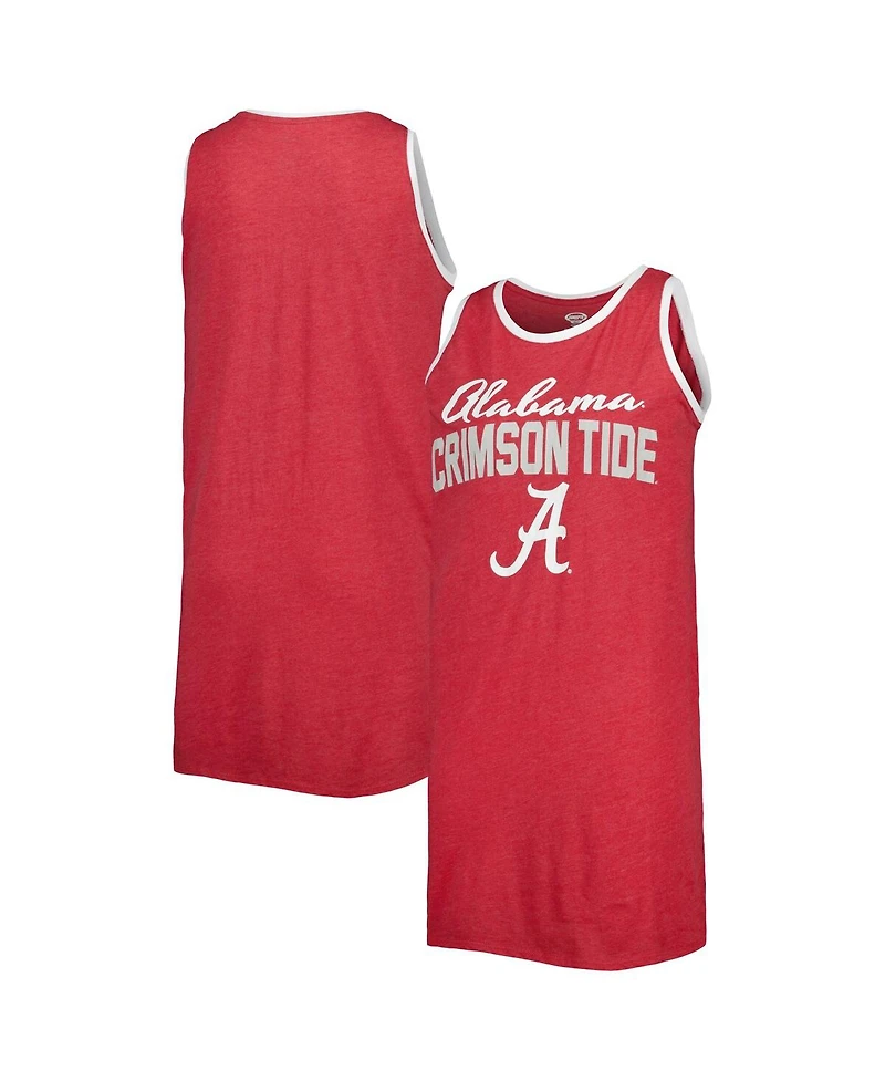 Women's Concepts Sport Crimson Alabama Tide Tank Nightshirt