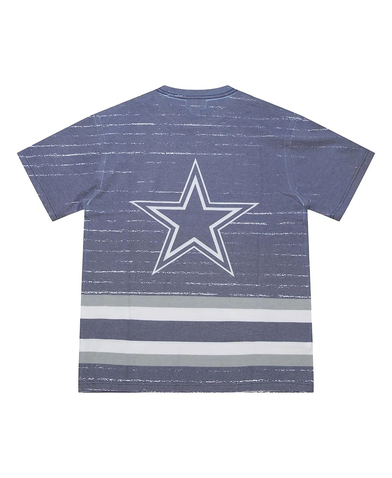 Men's Mitchell & Ness Navy Dallas Cowboys Jumbotron 3.0 T-shirt