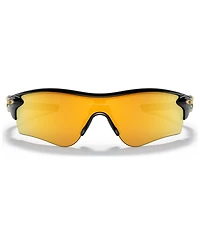 Oakley Men's Polarized Low Bridge Fit Sunglasses, OO9206 RadarLock Path 38