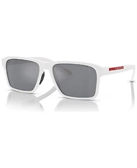 Prada Linea Rossa Men's Low Bridge Fit Sunglasses, Ps 05YSF