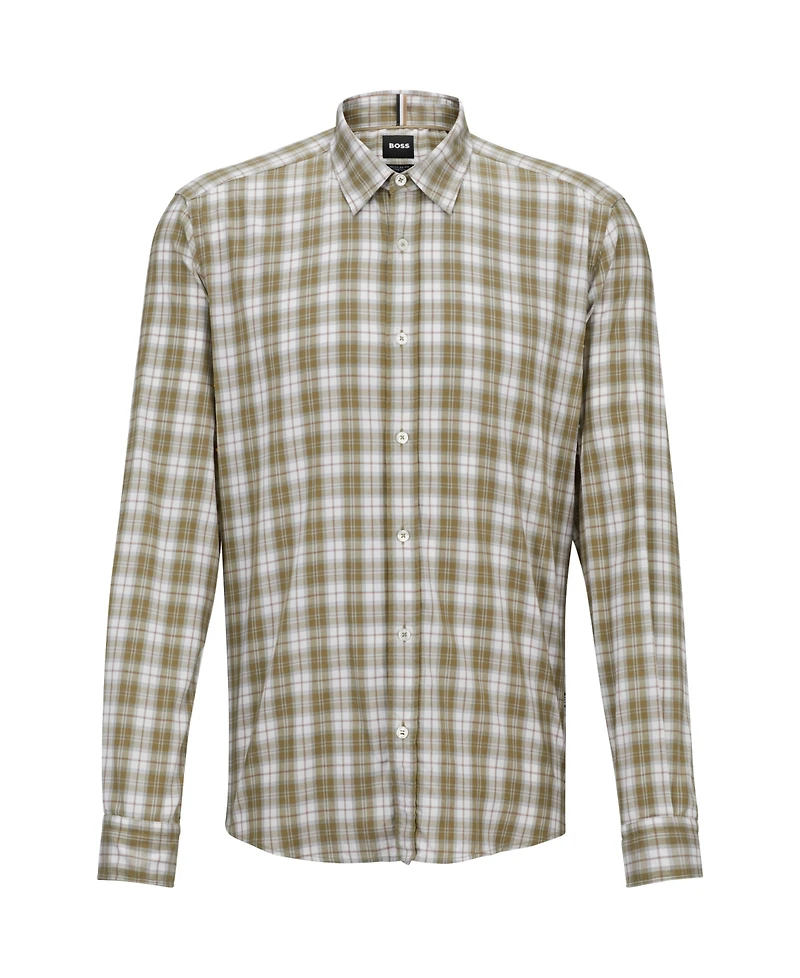 Boss by Hugo Boss Men's Checked Regular-Fit Shirt