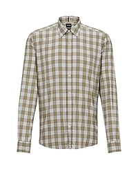 Boss by Hugo Boss Men's Checked Regular-Fit Shirt