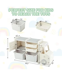Kids Toy Storage Organizer Toddler Playroom Furniture