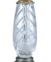 Dale Tiffany Lake Butler Lead Crystal Table Lamp