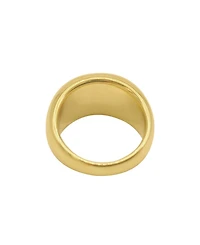 Adornia 14K Gold Plated Dome Ring