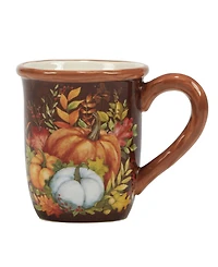 Certified International Harvest Blessings Set of 4 Mugs, Service for 4
