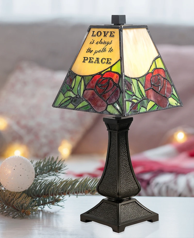 Dale Tiffany Inspirational Rose Accent Lamp