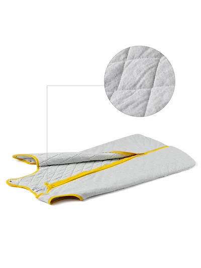 Tog 2.2 (Quilted) - Erawan Grey Wearable Baby Sleep Sack, Size Medium 6-18M
