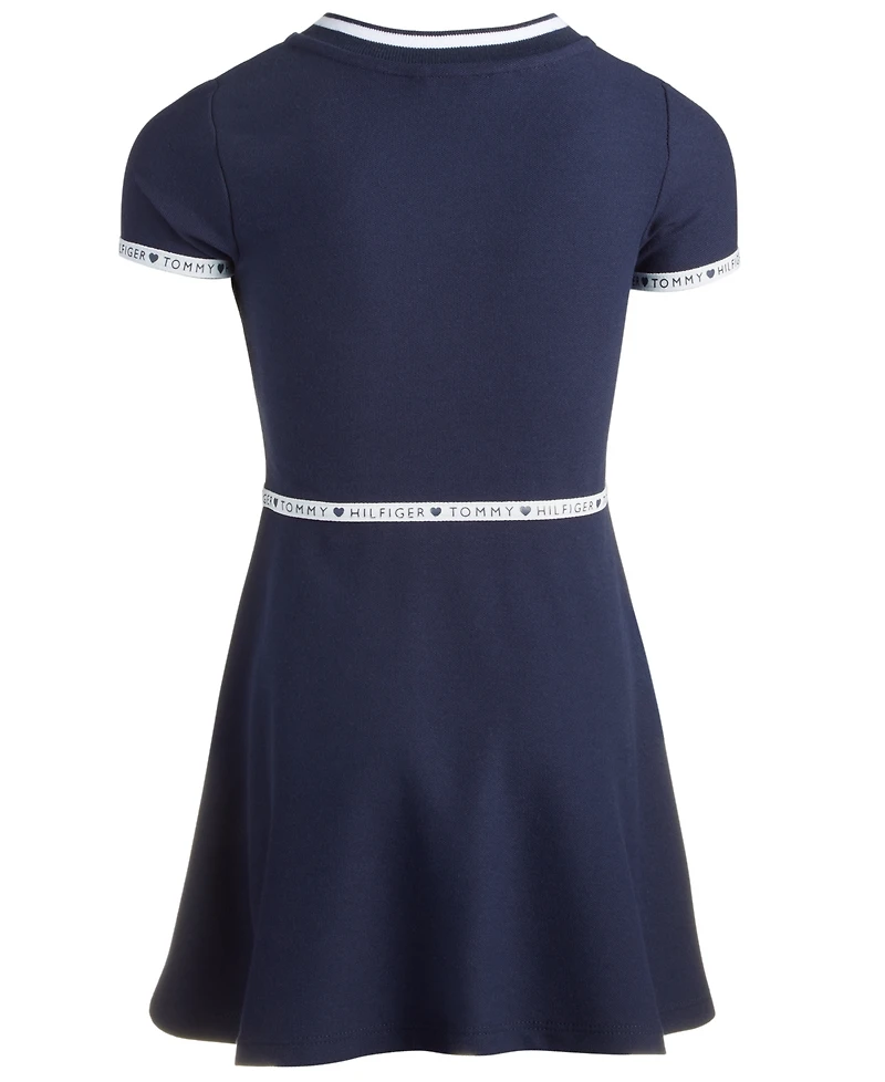 Tommy Hilfiger Toddler Girls Quarter Zip Dress